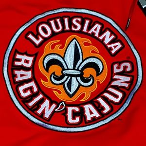 NWT Top of the World Louisiana Ragin Cajuns Red Hoodie Size Large